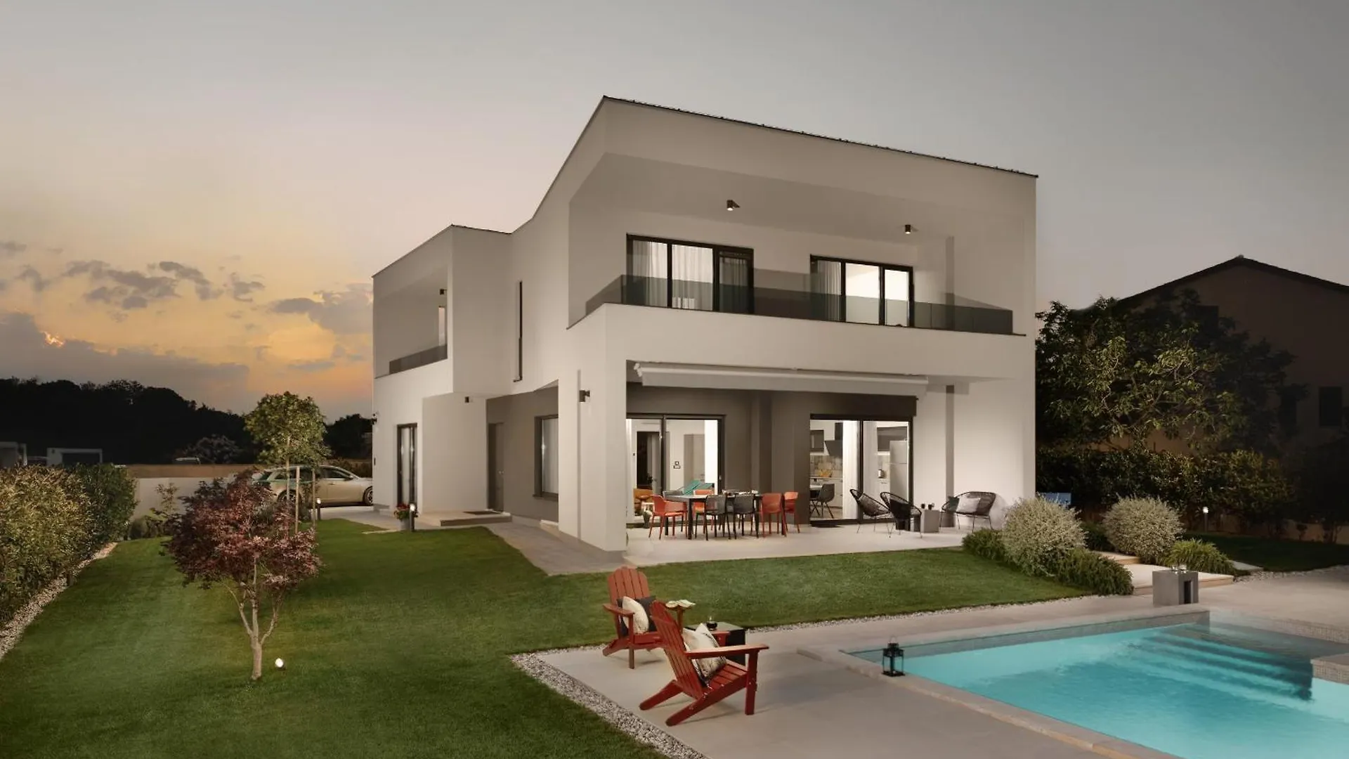 Villa Zen Near Medulin For 8 People With Wellness & Sea View - Only 1 Km From Beach Vintijan Kroatien
